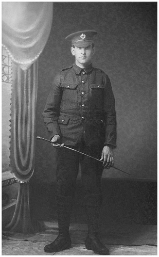 Photo restaurée d'un soldat