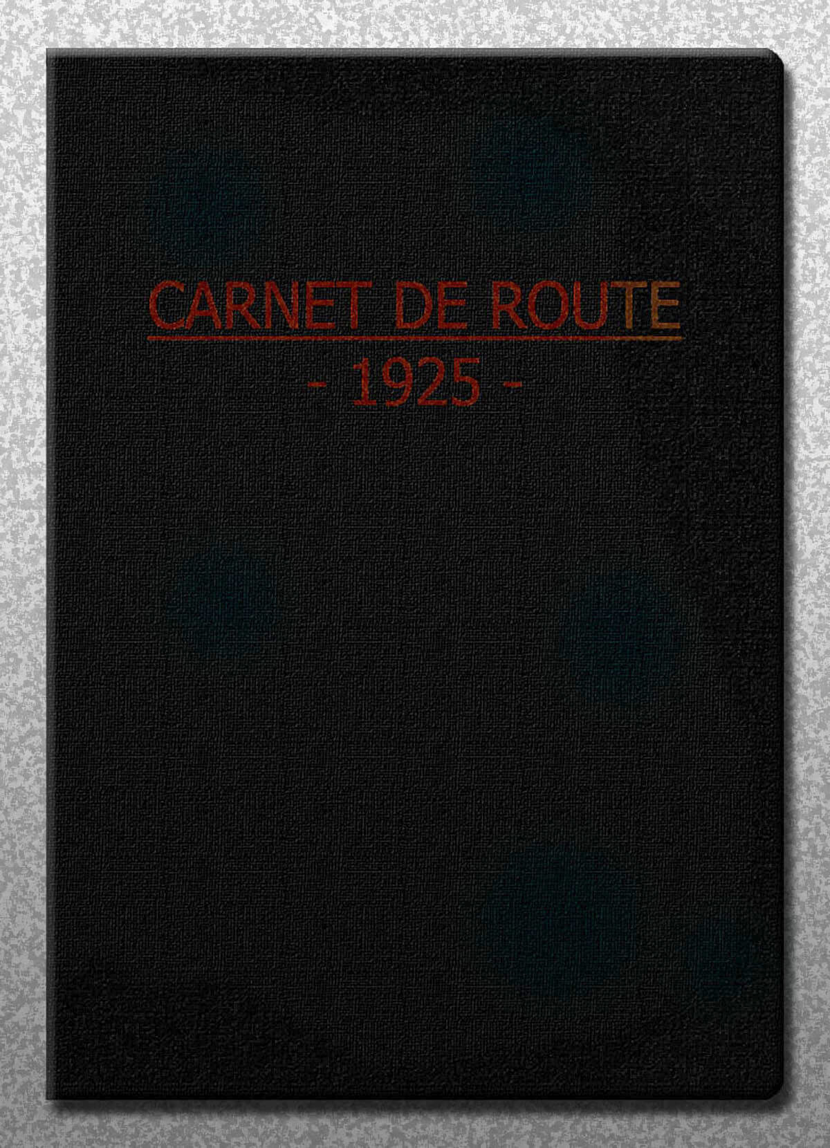 texte du carnet, page 1