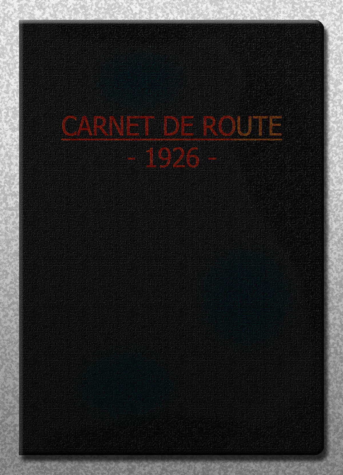 texte du carnet, page 1