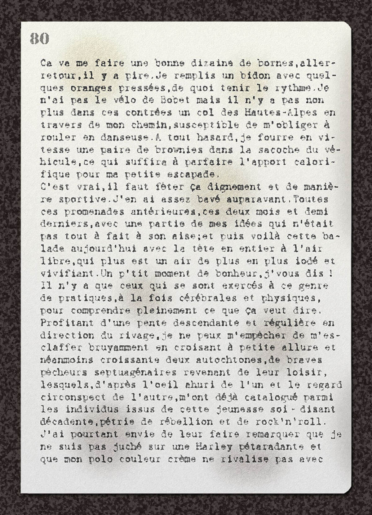 texte du carnet, page 1
