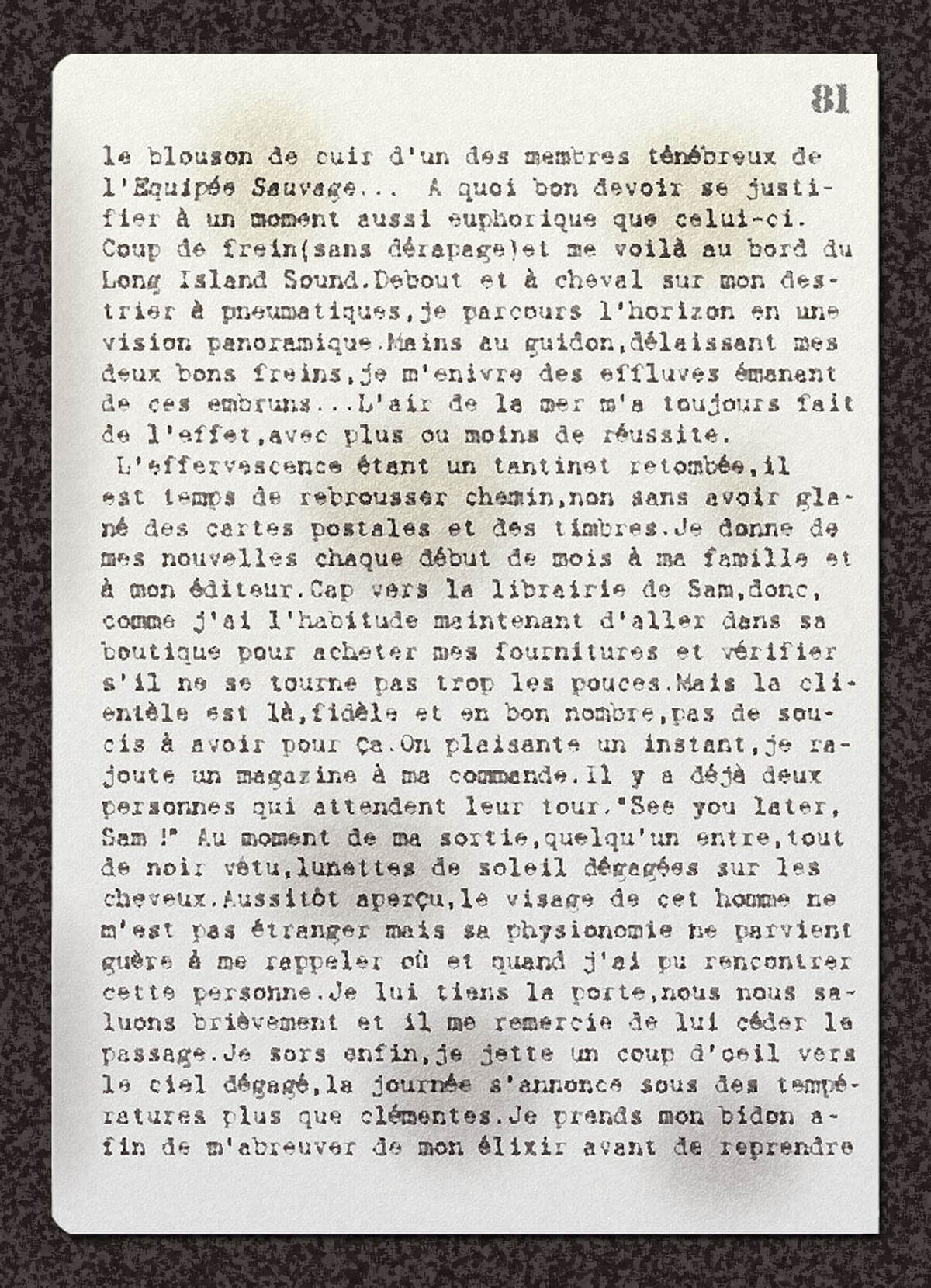 texte du carnet, page 1