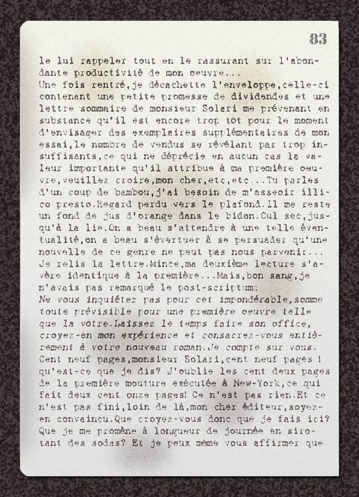 texte du carnet, page 1