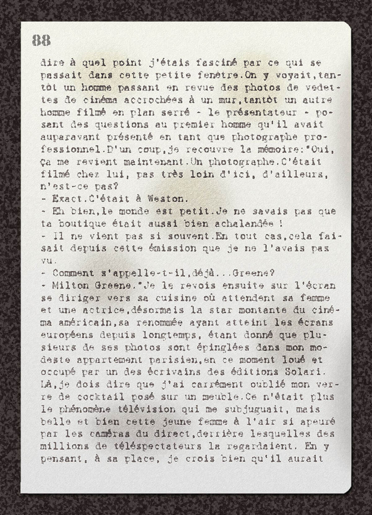 texte du carnet, page 1