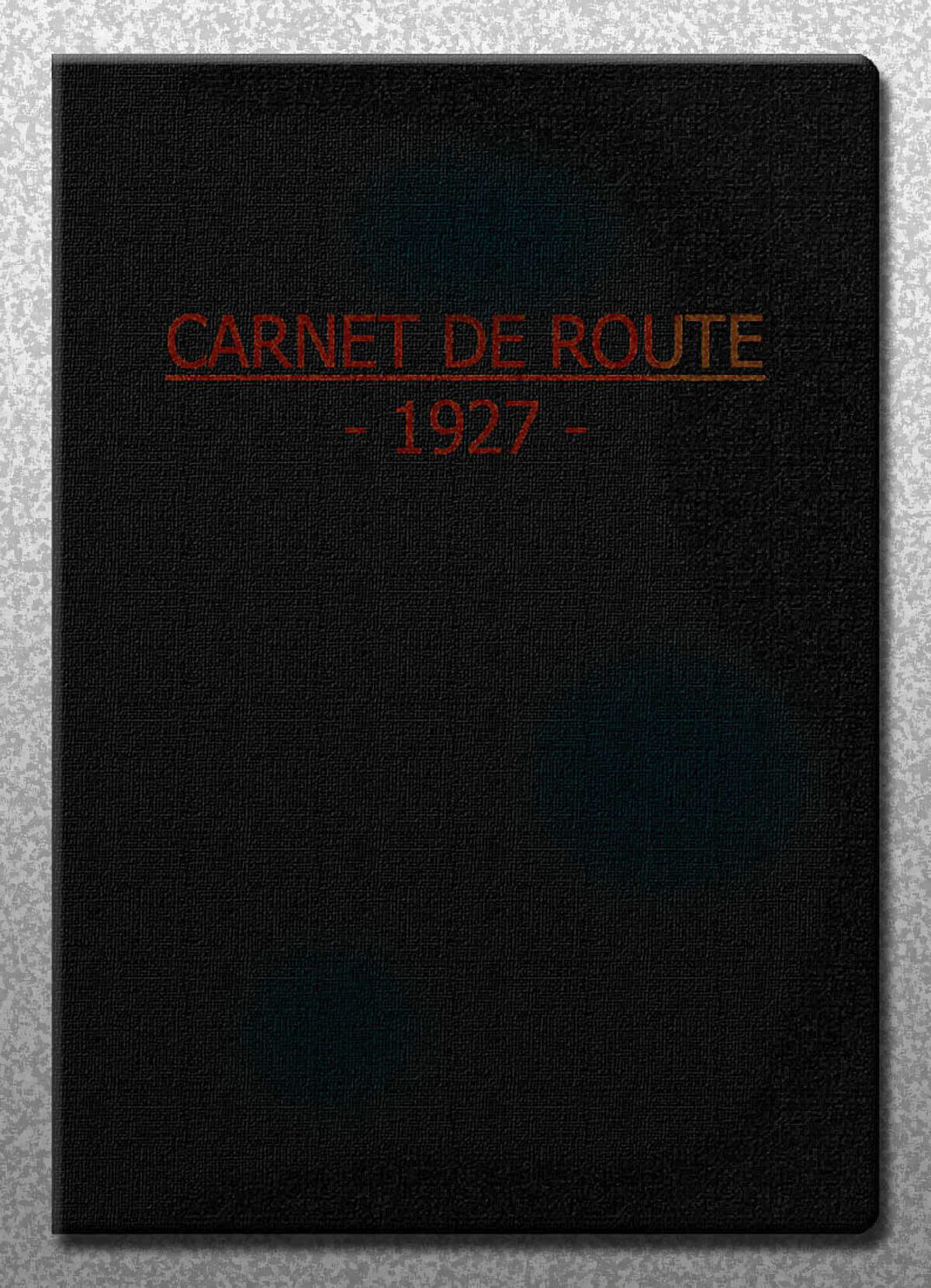 texte du carnet, page 1