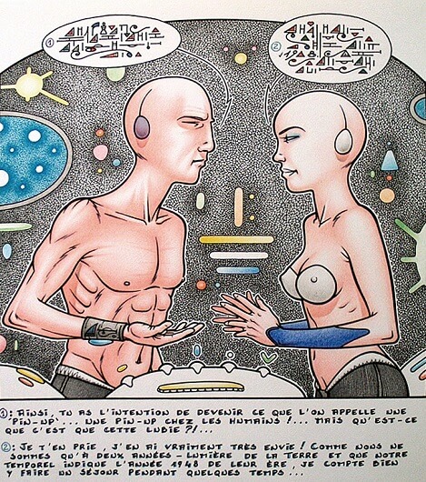 dessin 4 de pin-up du volet 1
