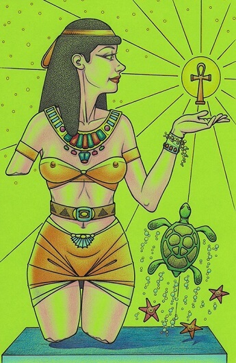 dessin 2 de pin-up du volet 5